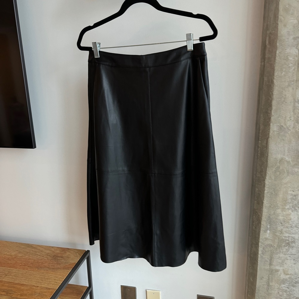 Joe’s Jeans Vegan Leather Midi Skirt